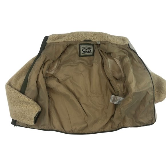 Levi's Faux Fur Bomber Jacket - Picture 4 of 14